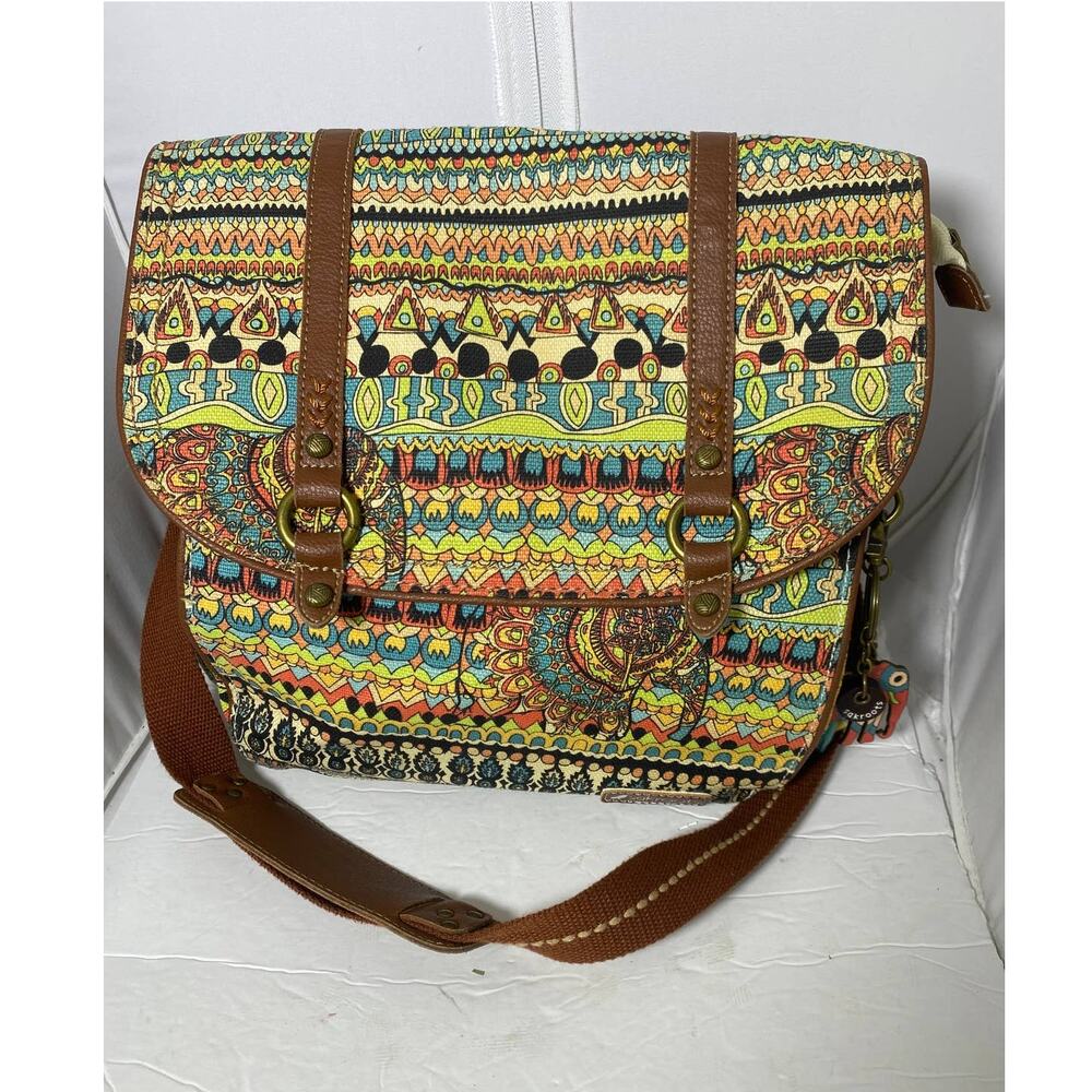 Sakroots Artist Circle Radiant bohemian convertible backpack shoulder bag